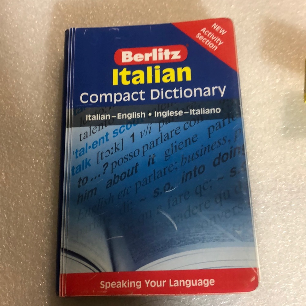 Berlioz  Italian compact Dictionary- pocket